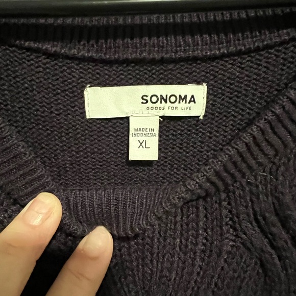 Sonoma XL Purple Sweater. C-0019 - Picture 3 of 4